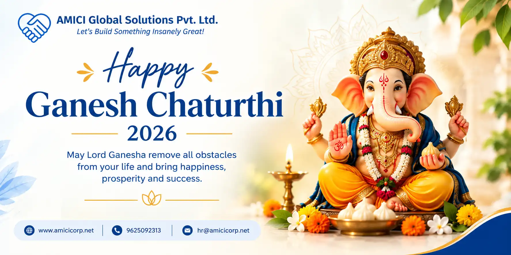 Happy Ganesh Chaturthi 2026: Wishes, Quotes, Images & WhatsApp Messages to Share